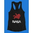 thumbnail image 3 of NASA Nasa Astronaut Silhouette Racerback Tank Women -NASA Designs, Female Large, 3 of 4