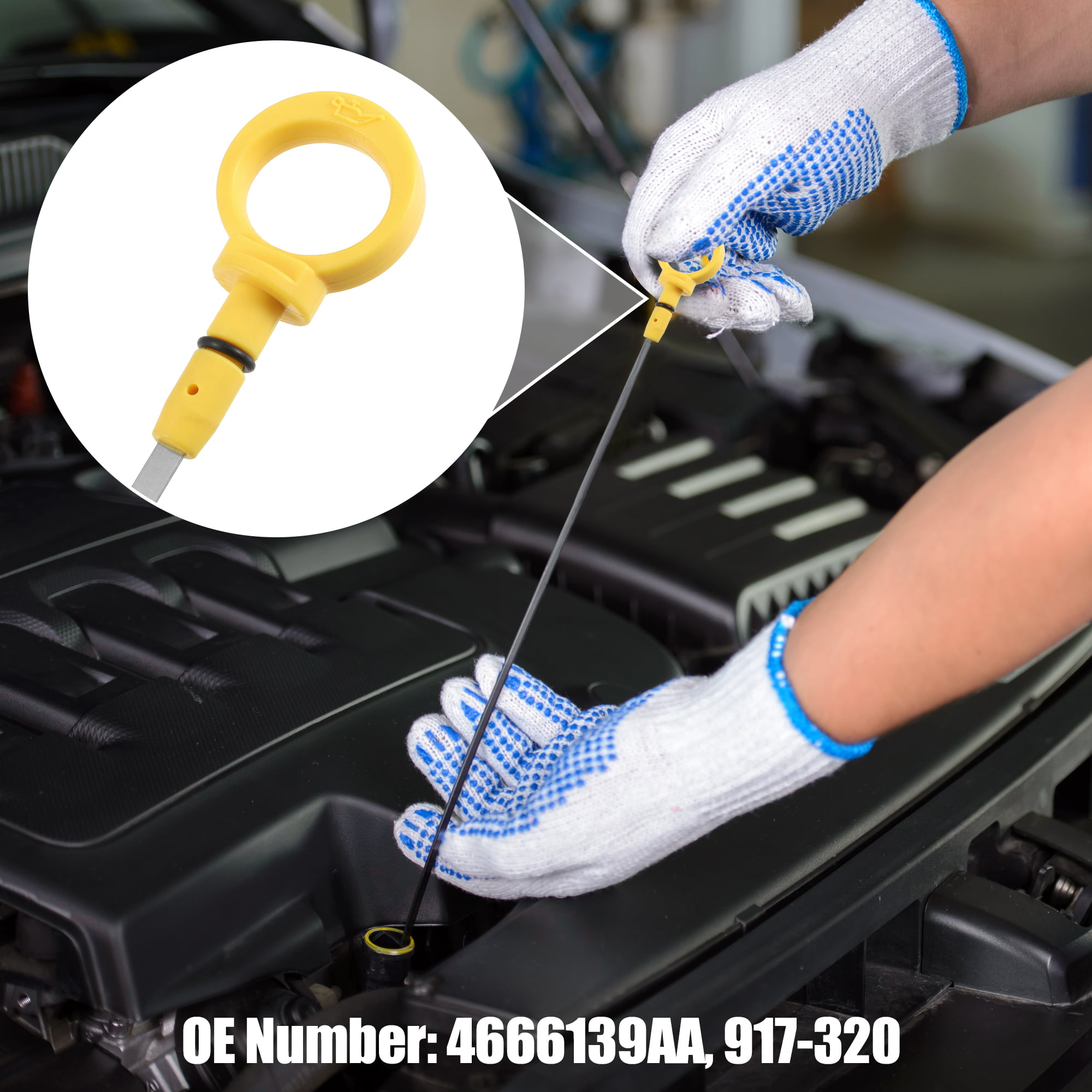  Engine Oil Dipstick Tube Guide 070115628 K G Yellow Car  Accessories Fit For 7LA YL6 7L7 2003 to 2010 Convenient Oil Level Checking  : Electronics