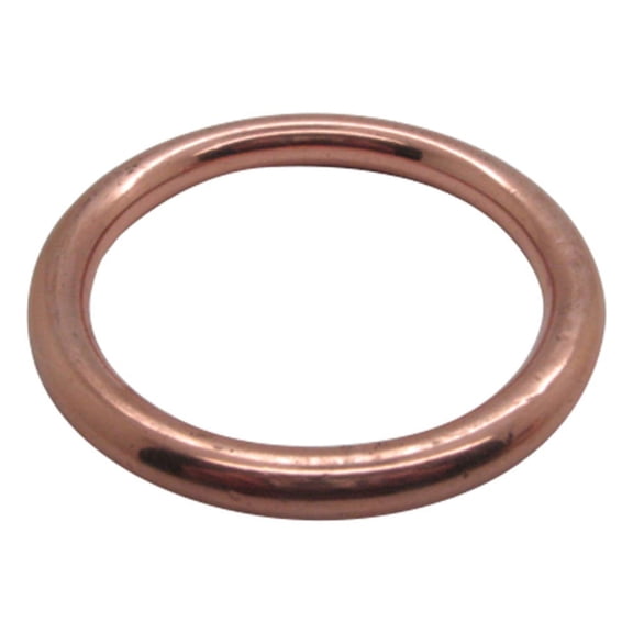 Very heavy Solid Copper Bangle Bracelet #888 - 3/8 of an inch wide, 9.5mm Will fit Men & Women with a 7 to 7 3/4 inch wrist.