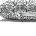 thumbnail image 4 of Abstract Pet Bed, Composition of Concentric Round Squares Waves and Streaks in Muted Colors, Resistant Pad for Dogs and Cats Cushion with Removable Cover, 24" x 39", Dimgray and White, by Ambesonne, 4 of 4
