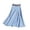 Light Blue, variant on QHFBli Women's High Waisted Midi Skirts Summer Business Casual Flare Dressy Work A Line Pleated Skirt with Pockets