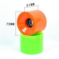 thumbnail image 4 of 51mm X 70mm 4Pcs Skateboard Wheels Outdoor Cruiser Longboard Replacement Wheel Maintain Bearing Orange, 4 of 4