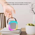 thumbnail image 4 of Maoww Fashion Colored Lights Megaphone Telephone Transmitter And Yun Has New Embeds Sky Blue Twin Wheat, 4 of 6
