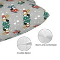 thumbnail image 3 of Yiaed Skiing penguin Print Brushed Microfiber Envelope Pillowcases, Standard,Envelope Closure Pillow Cases(No pillow core)-16"x24", 3 of 6