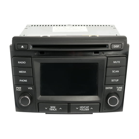 Restored 2014 Hyundai Sonata AM FM Radio SiriusXM Single Disc CD MP3 Player 69180-3Q8504X (Refurbished)