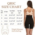 thumbnail image 3 of QRIC High Waist Shapewear Shorts for Women Thigh Slimmer Body Shaper Anti-chafing Under Dress Slip Shorts Single Pack Black, 3 of 6