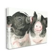 thumbnail image 3 of Stupell Industries Two Pigs Pink Snout Kiss Adorable Farm Animals Painting Gallery Wrapped Canvas Print Wall Art, Design by Kamdon Kreations, 3 of 7
