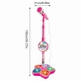 thumbnail image 3 of BINGLI Kids Microphone with Stand, Sing Along Kids Karaoke Machine, Musical Singing Toy, Microphone for Kids with Flashing Stage Lights and Pedals for Fun Sound Effects, 3 of 7