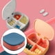 thumbnail image 4 of Mini soporte de plástico shamjiam para almacenamiento limpio resistente a pastillas de 4 rejillas, 4 of 9