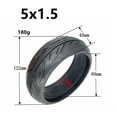thumbnail image 1 of Mosiee Tire Solid Tire Tyre Replacement For Electric Scooter Rear Wheel Scooter Rubber Thickness: 40Mm 180G 5 Inch 5X1.5, 1 of 6