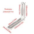 thumbnail image 2 of BE-TOOL 5PCS L-Shaped Right Angle Metal Bracket Plate Stainless Steels Fixing & Mounting Plate Longer Mounting Holes Design, 2 of 8