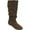 Brown, variant on Journee Womens Rebecca-02 Round Toe Riding Boots