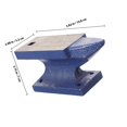thumbnail image 4 of OUNONA Blacksmithing Tools Multi Tool Dark Blue Iron Pad For Diy Enthusiasts 1Pcs, 4 of 8