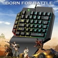 thumbnail image 3 of ZIYOULANG T1 Combinación de mouse y teclado para juegos con una sola mano para PUBG PC （捆绑） Tmvgtek Componentes de la computadora, 3 of 9