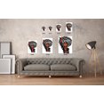 thumbnail image 3 of Awkward Styles African Wall Art Printed Art Picture African Woman Poster Art I Am Happy Quotes Decals Beautiful Woman Portrait Nifty Bathroom Decor African Wall Decor Ideas for Office Room, 3 of 3