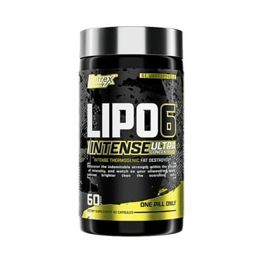 Nutrex Supplement Lipo-6 Intense UC The Extreme Thermogenic Fat Burner 60 Count