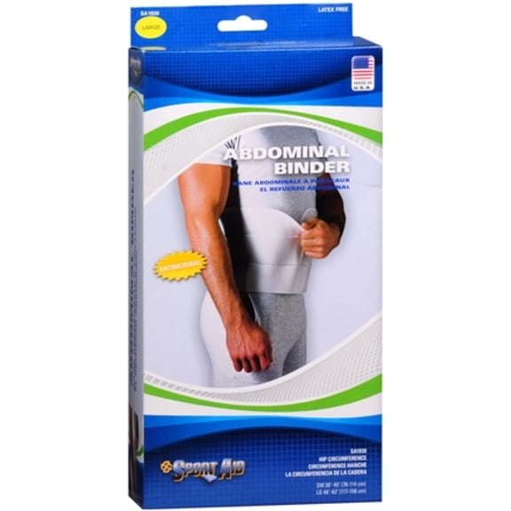 Sport Aid Abdominal Binder LG 1 Each (Pack of 3)