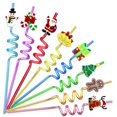thumbnail image 1 of Pajitas uoyoi para fiestas de Navidad con cepillos de limpieza, 1 of 7
