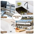 thumbnail image 2 of Kearding Diga adiós al mango del grifo, innovador colector de goteo, protector contra salpicaduras de fregadero de silicona reutilizable Organizadores de utensilios de cocina gris claro, 2 of 6