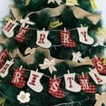 thumbnail image 2 of Christmas Sale! Merry Christmas Burlap Banner-Sock Shaped Christmas Decoration,Outdoor Indoor Hanging Decor,Rustic Christmas Decorations for Mantle Fireplace,Xmas Party Supplies Decoration, 2 of 10