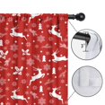 thumbnail image 4 of Blackout Kids Curtains,Red Christmas Reindeer and Snowflake Pattern Childrens Insulated Curtains Set Of 2,Bedroom Essentials,Toddler Room Decor 42"x54", 4 of 5