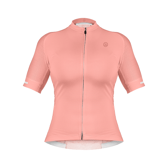Zol Cycling Breathable Race Fit Jersey (Women) (large, Peach)