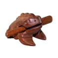 thumbnail image 4 of Thinsony Wood Frog Guiro Rasp Party Toy Gifts Shaker Musical Guiro Shaker 8x8cm 7x7cm, 4 of 6