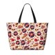 thumbnail image 2 of Disketp rock music Skull record Bolsa de Playa de Gran Capacidad, Bolso Impermeable y a Prueba de Arena para Mujer, Ideal para Playa, Piscina y Natación, 2 of 7