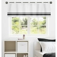 thumbnail image 2 of White and Black HotelÂ&nbsp;Modern Window Valance by Sweet Jojo Designs, 2 of 5