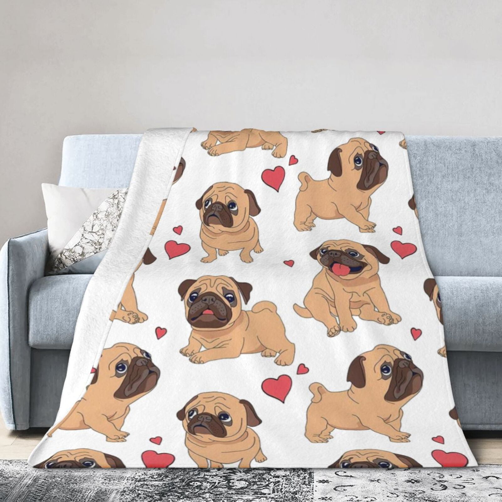 Doug the pug blanket 2025