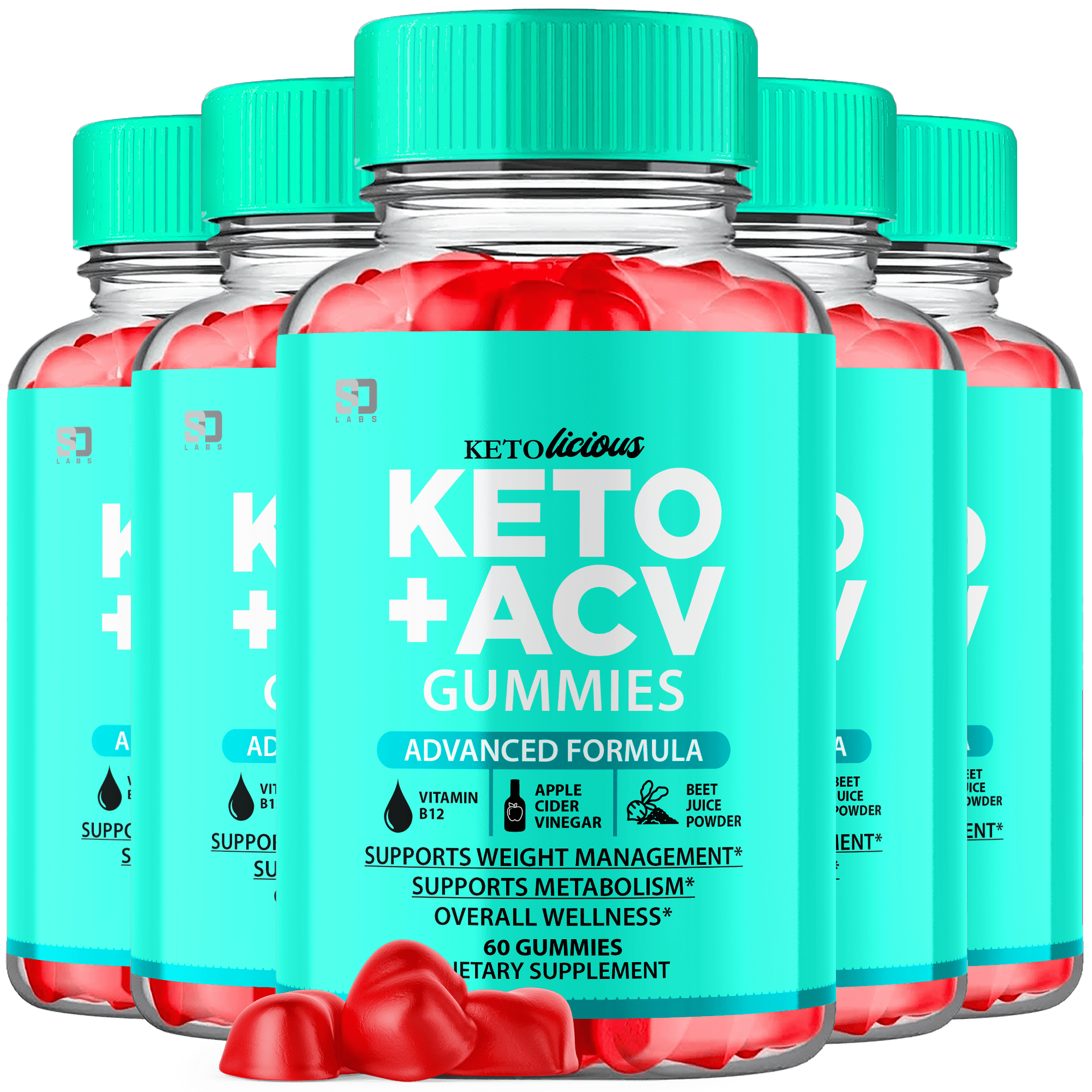 Ketolicious ACV Gummies Maximum Strength Weight Management Supplement 300 Gummies
