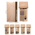 Sandistore Foundation Container Three Color Eyeshadow Earth Color Daily