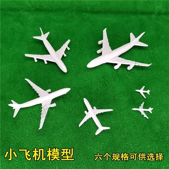 MRLESS 4pcs Miniature Airplane Figurines For Landscaping Creative Plastic Plane Models Detailed Miniature Aircraft Model For Micro Landscape