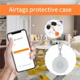 thumbnail image 3 of fastboy Tracker Case Silicone Cover Protector Anti-lost Portable Keychain Replacement for iOS AirTag, Clear, 3 of 5