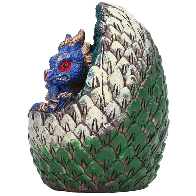 Œuf de Dragon en Résine, Matériau en Résine Œuf de Dragon Statue de Dragon de Jardin Design Révolutionnaire
