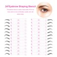 thumbnail image 3 of 24PCS Eyebrow Shaping Stencils Eyebrow Grooming Stencil Kit Eyebrow Shaping Templates Different Styles DIY Tools, 3 of 9