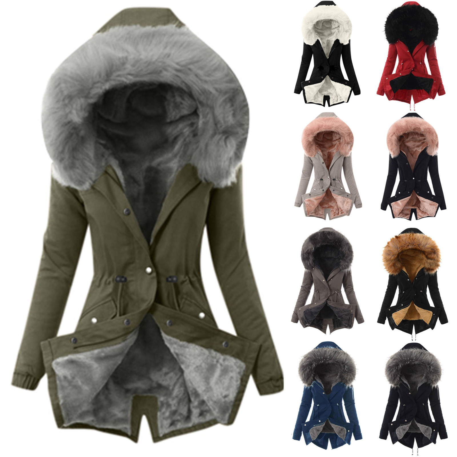 Winter Coats for Women, Women's Winter Warm Jackets Lined Thick ...