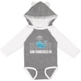 thumbnail image 3 of Inktastic San Francisco California Whale Watching Boys or Girls Long Sleeve Baby Bodysuit, 3 of 5