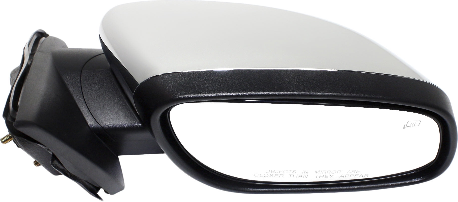 Mirror Compatible With 2010-2011 Ford Taurus Right Passenger Side Heated Chrome Kool-Vue