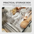 thumbnail image 5 of LULULION 2Pcs White Kitchen Drawer Organizers Convenient Multi-Function Storage Boxes, 5 of 8