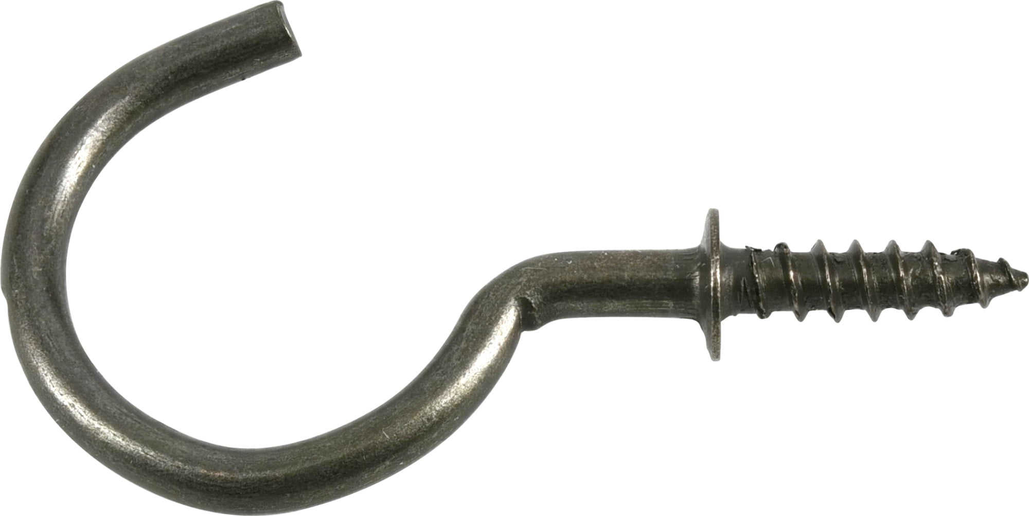 Hillman 536188 Cup Hooks, Cup Hangers, Antique Brass Finish (1-1/4") 3 Pack