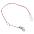 2 Pin Earphone Cable Portable Lost Prevention Lanyard Security White
