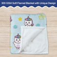 thumbnail image 5 of Kainsy Unicorn Flannel Fleece Throw Blanket - Comfy Plush Lightweight Warm Cute Blanket for Couch Sofa, Soft Fluffy Fuzzy Blanket for Teenager Gifts, Travel Beach(60"x80"), 5 of 7