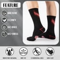 thumbnail image 6 of COOPLUS Mens Crew Socks Cushioned Athletic Running Work Socks Moisture Wicking Daily Comfort 6 Pairs for Men, 6 of 8