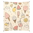 thumbnail image 2 of Portable Beach Tent Sun Shelter With Ground Pegs Water And Wind Resistant Sun Shade Canopy Angle Adjustable Ice Cream Watermelon Lemonade, 2 of 7