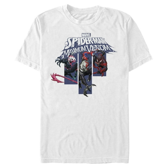 Men's Marvel Spider-Man Maximum Venom Graphic Tee White Small