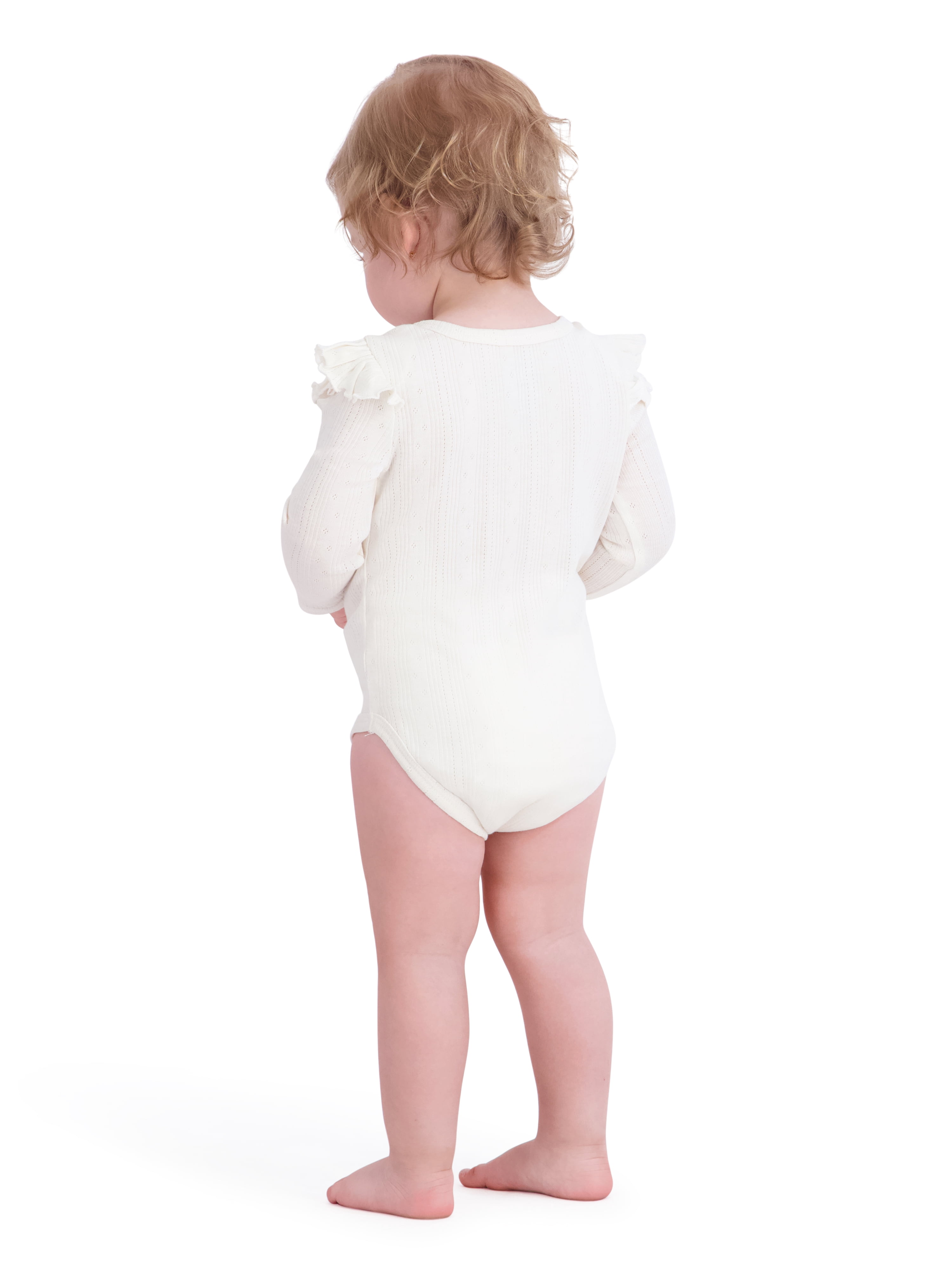 Hello Kitty Baby Girls 3 Pack Long Sleeve Bodysuit, Size 0-24 Months