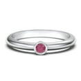 thumbnail image 1 of Classic Bezel Set Birthstone Ring - Ruby (July), 1 of 4