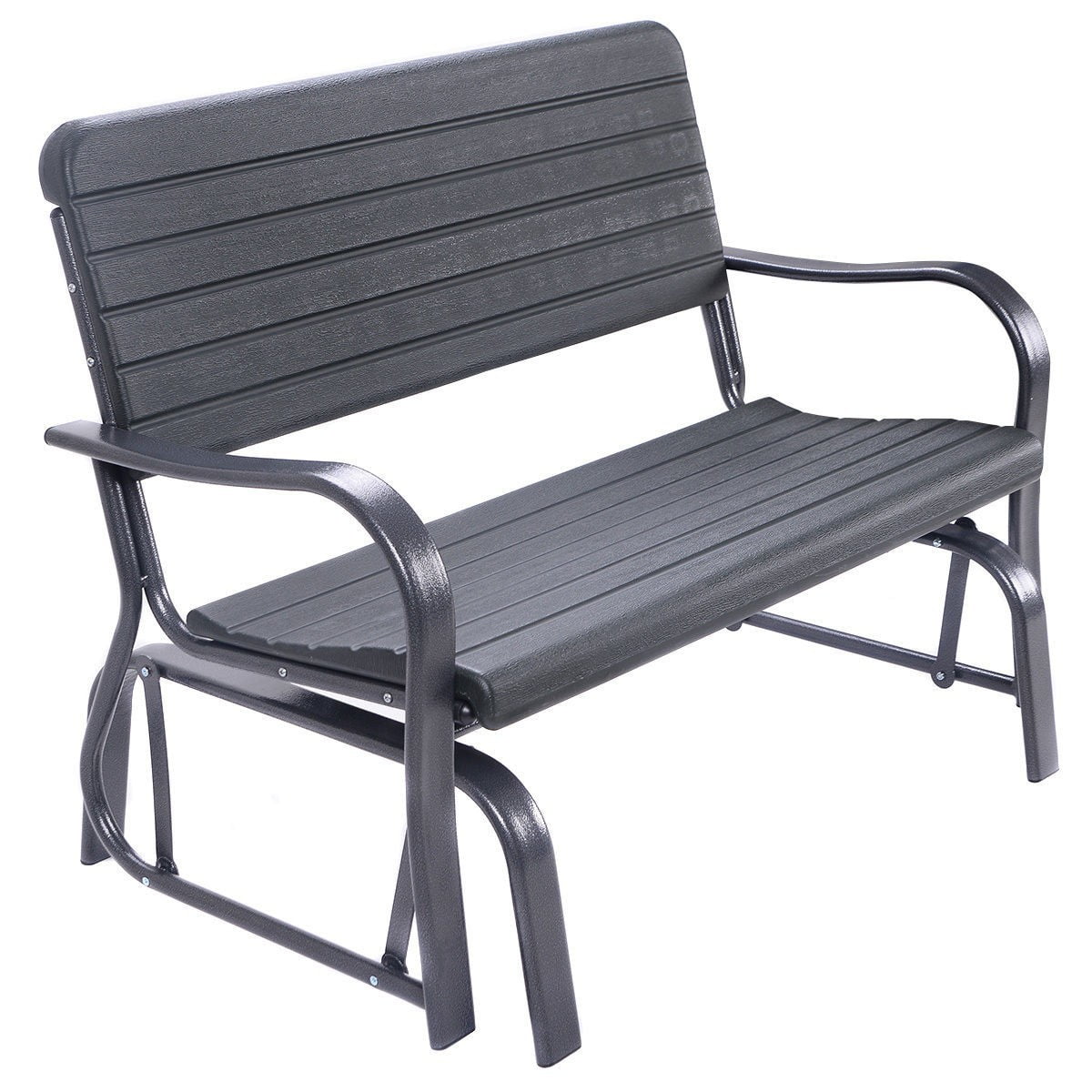 Outdoor Patio Swing Porch Rocker Glider Bench Loveseat Garden Seat Steel