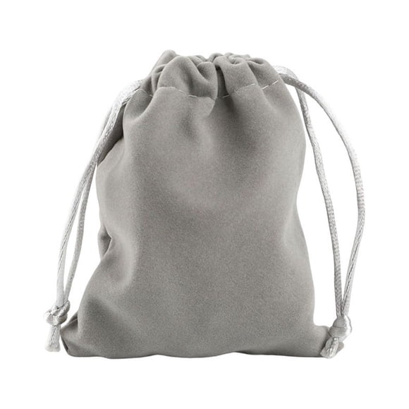 Matsuzay Bolsa con cordón Almacenamiento Arpillera Empaquetado Regalo Corsé Bolsas Saco Joyas Paquete Organizar Dulces Cosméticos Monedas Almacenamiento y organización del hogar Gris Matsuzay HA075283-01